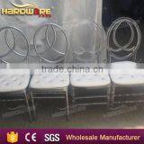 Resin Clear Chiavari Chair for Banquet and Wedding , Transparent Round Back Chair thumbnail-1