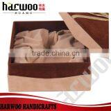 Cardboard and Velvet Perfume With Lid Supplier for Gift