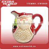 Christmas Ceramic Santa Milk Jug
