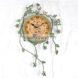 13A494NAA-Vintage metal wall clock antique finish