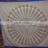 White Peocock Prints Tapestry thumbnail-3