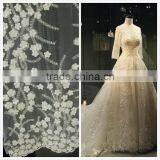 3D Lace New Rhinestone Lace High Quality Net Dantel Lace Swiss Lace for Wedding Garment Arti thumbnail-1