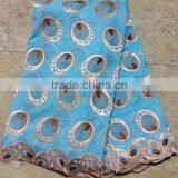 2014 Hot Sell Good Quality African Cotton Lace Fabric thumbnail-4
