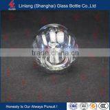 Handmade Clear Glass Candle Holder