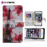 IVYMAX Premium Custom Printed Wallet Case, Slide Type PU Leather Universal Wallet Case Stand Cover for All Phones