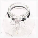 Korean Fashion Hollow Out Iron Flower Imitation Pearls Pendant Hair Bands For Girls Hair Clip Accessories thumbnail-1