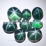 117.80 Ct Emerald Green Star Sapphire 6 Rays Lab Created Stone
