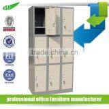 9 Door Steel Metal Changing Room/school Locker, Storage Clothes Closet thumbnail-1