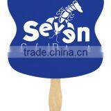 Personalized Hourglass Shape Hand Fans thumbnail-1