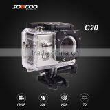 SOOCOO C20 Waterproof 2.0 Inch HD LCD Screen Sports Action Video Camera 1080P Full-HD Quality Choice
