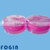 Promotional Pvc Cylinder Cosmetic Pouch With Handle