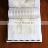 Sheer fire retardant home textile window screen stripe fabric XJY 0256
