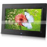 AD101 ABS material panel motion sensor player with reply functions digital lcd video frames