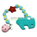 High Qualtiy Eco-friendly Colorful DIY Pacifier Clip Chain Customiezed Wholesales thumbnail-5