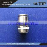 High Working Pressure Air Fittings Bulkhead Union One Touch Fitting Matel Fitting thumbnail-1