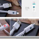 TPE Material Micro USB 2.0 Cable, Durable LED Data Cable for Samsung/Iphone/Android thumbnail-3