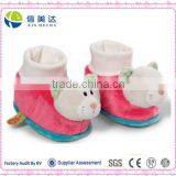 Winter Warm Fluffy Infants Born Gift Lovely Bear Plush Slippers Baby Shoes thumbnail-1