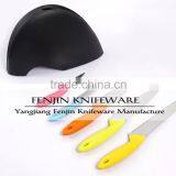 5-pcs PP Handle Color Knife Set With PP Knife Block thumbnail-2