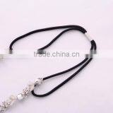 Fairy Girls Flower Silver Crystal Metal Hair Chains Elastic Band Hair Accessories 2016 thumbnail-6