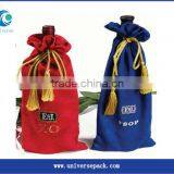 Customized Velevt Wine Stand up Pouch thumbnail-1