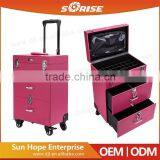 2016 New Products Pink Pvc/Pu Cosmetic Nail Case thumbnail-1