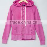 quality wholesale cheap purple fitted women hoodies plain