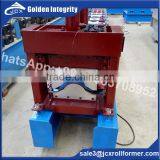 Botou City Classic Galvanized Aluminum Colored Glaze Steel Metal Roof Ridge Cap Tile Cold Roll Forming Making Machine
