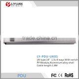 LY-PDU-UK01 New Technology UK Type PDU With Switch