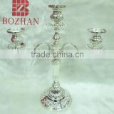 Wholesale 3 arms handicraft metal candle holders