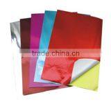 Metallic paper sticker,adhensive metallic paper and cardboard