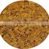 Round Tiger Eye Gemstone Table Tops