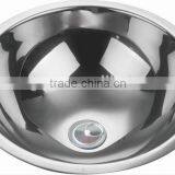 Yacht,Boat,Train and Public Mobile Toilet Used Stainless Steel Round Hand Wash Basin Kitchen Sink GR-Y532A thumbnail-2