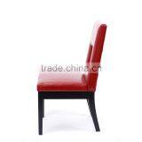 New Design Faux Office Work Oak High Back Wooden Chair With Leather Red Bar Seat thumbnail-3