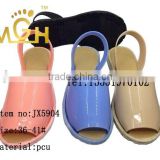 new design pcu women sandals