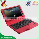 Wholesale Red Flip Tailor Belt Clip Stand PU Leather Tablet Case for Tablet Google 2 With Keyboard