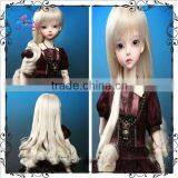 Newest Style Long Deep Curly Blonde 1/4 Bjd Doll Wig thumbnail-1