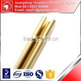 Golden Polished Aluminum Extrusion Profiles for Sliding Door Wardrobes thumbnail-6