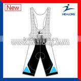 men's sublimated cycling bib shorts wholesale custom