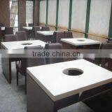 Chinese Style Dining Table / Dinner Table Round / Marble Dining Table thumbnail-4