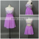 Girls Sweetheart Necklline Beading Custom Made Short Mini Designs Evening Party Wear ED086 designer-one-piece-short-dress