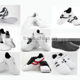 UWIN Black leather kids taekwondo tpu material for shoes
