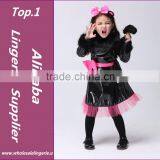 Halloween Christmas Costumes Kids Girls Children Cat Kitty Princess Catwoman Style Dress Party Cosplay Performance Clothes thumbnail-1