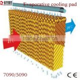 evaporative cooling pad for greenhouse
