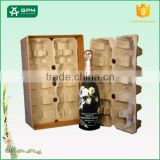 Hot Sale Molded Pulp Paper Eco-Friendly Recycled Packaging For Wine