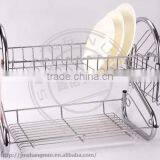 Dish Tools 2 Tiers S-shaped Chrome Plated Dish Rack thumbnail-1