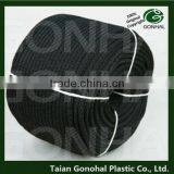 wholesale black braided nylon rope