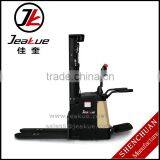 CE/ISO Approved 1.4T-1.6T Full Electric Pallet Stacker Stand Drive JEAKUE ES14 ES16 thumbnail-1
