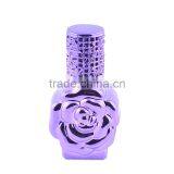 Beauty Design Flower Shaped UV Gel Colored Empty Glass Roll on Bottle for Cosmetic Essential Oil With Metal Cap thumbnail-5