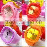 Business Advertising Promotion Gift Premiums Decorative Colorful Personalized Silicone Watch thumbnail-1