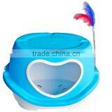 Cat House / Plastic Cat House With Feather / Cat House With Chuck thumbnail-1